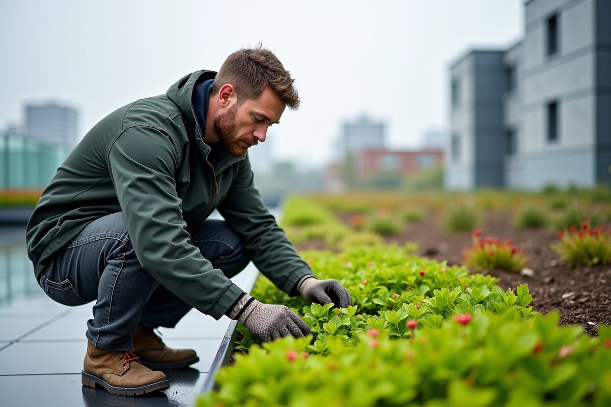 Fréquence d’entretien pour un toit végétal optimal