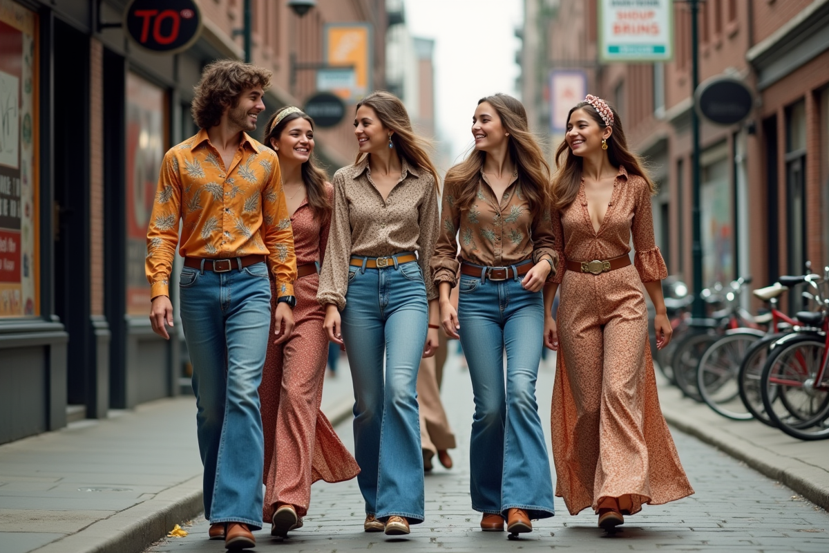 Les tendances vestimentaires des années 1970 et leurs influences culturelles